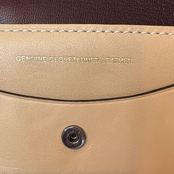 Coach Wristlet Bag Purse Clutch Leather Snakeskin Like New Link Detail Like New! - Picture 14 of 16